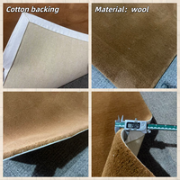Tapis de luxe fait main en laine tuftée, avec envers en coton, forme ondulée irrégulière unique, tapis doux en laine, personnalisable pour la maison, l'hôtel, la villa