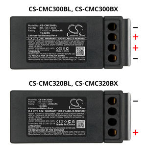 Baterai untuk Cavotec M9-1051-3600 EX, MC-3, MC-3000, M5-1051-3600 3400mAh - Product Image 4
