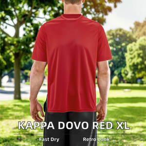 Camiseta de Manga Corta para Hombre, Personalizable al por Mayor, Estilo Vintage, Color Rojo Sólido, de Secado Rápido, Talla XL - Product Image 2