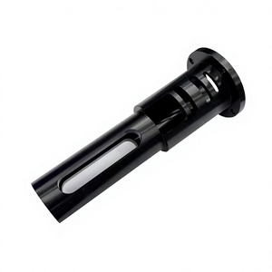 Service de tournage CNC de haute précision, tube en aluminium anodisé noir, pièces de rechange de machines usinées sur mesure - Product Image 2