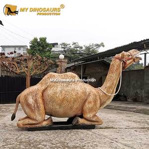 Công Viên Giải Trí My Dino AA658 Trang Trí Kích Thước Cuộc Sống Sợi Thủy Tinh Camel - Product Image 5
