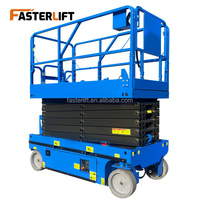 Plataforma Elevadora de Tijera Autopropulsada Fasterlift FL, a Batería, Cero Emisiones, con Construcción de Acero Aleado, Certificación CE, Patas Plegables