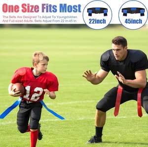 Ceinture de football américain en sangle avec boucle, couleur vive, réglable, équipement d'entraînement de compétition, PVC - Product Image 3