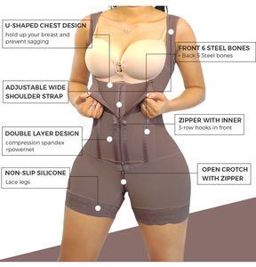 Faja Reductora de Cintura Alta para Mujer, Control Firme, Transpirable, con Logotipo, para Deportes - Product Image 2