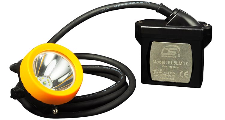 6.5Ah White Led Mining Lamp Headlamp Rechargeable 12000 Lux