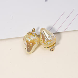 Perles en lucite en forme de fraise pour la fabrication de bijoux DIY, chaîne de téléphone portable, accessoires de porte-clés - Product Image 5