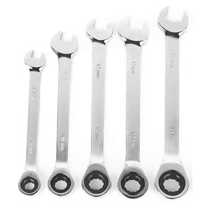 Outils à main Clé à cliquet Un ensemble <span class=keywords><strong>de</strong></span> clés Anneau d'engrenage Chrome Vanadium Combinaison Clé à cliquet Ensemble d'outils - Product Image 1
