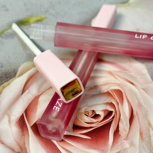 Customized Empty <b>Square</b> Slim Pink <b>Plastic</b> 5ml Screw Lid Lipgloss Tubes with Custom Logo Cosmetics Packaging <b>Containers</b> - Product Image 6