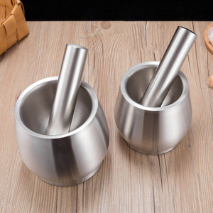 manufacturers Garlic Pugging Pot Pharmacy Bowl mortar with pestle - Product Image 5