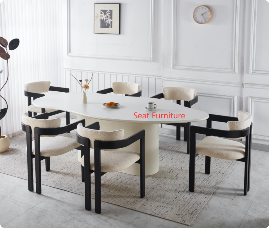 dining chairs black and white