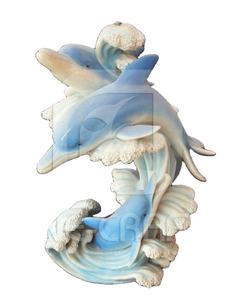 Trang trí polyresin trang trí bức tượng cá bàn trà thủy tinh Bàn cà phê - Product Image 3