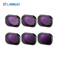 Kit de filtres pour objectif d'appareil photo compatible avec Mini 4 Pro ND8 ND16 ND32 ND64 CPL UV, accessoires de photographie pour drone
