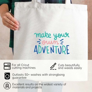 Diylobby Vente en gros 240mm 9.5 pouces Rouleaux de transfert de chaleur intelligents thermocollants pour Cricut Joy Xtra pour T-shirts - Product Image 2