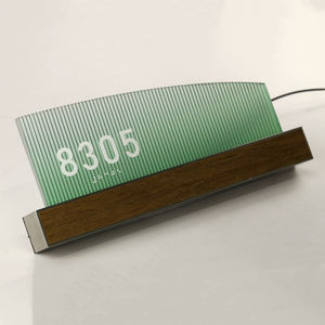 <span class=keywords><strong>Plaque</strong></span> d'immatriculation d'appartement <span class=keywords><strong>extérieure</strong></span> <span class=keywords><strong>personnalisée</strong></span> de style moderne <span class=keywords><strong>Plaque</strong></span> de nom de maison <span class=keywords><strong>personnalisée</strong></span> pour panneaux de porte de bureau d'école ou d'hôtel - Product Image 1