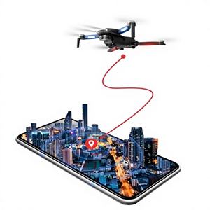 Drone pliable GPS F9 sans balais, photographie aérienne 2K QHD, quadricoptère avec 21-30 minutes de temps de vol - Product Image 1