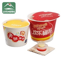 Seau à popcorn personnalisé imprimé avec le logo de la marque, 65 oz, 85 oz, 130 oz, 150 oz, seaux à poulet frit jetables