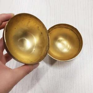 Semisfera in Ottone, Mezza Sfera in Rame - Product Image 1