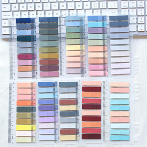 Tùy chỉnh được thiết kế trong suốt nhựa tự dính Index tabs phim 21*8.5cm 200 sheets/mảnh cho văn phòng phẩm - Product Image 5