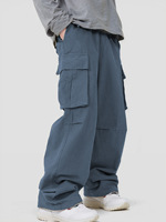 Pantalon cargo à séchage rapide pour homme Équipement de skateboard de rue de style militaire décontracté avec poches taille moyenne