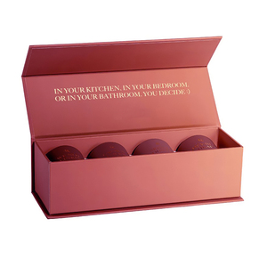 Coffret Cadeau Magnétique de Luxe Personnalisé pour <span class=keywords><strong>Trio</strong></span> de 3 Bougies Parfumées - Product Image 2
