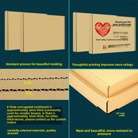 Boîtes d'emballage avion en carton ondulé extra-résistant pour vêtements en gros - Petite taille, conception pliable, logo gaufré et bronzé
