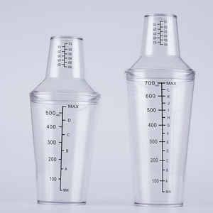 <span class=keywords><strong>Shaker</strong></span> à <span class=keywords><strong>Cocktail</strong></span> en Plastique PC pour Barman à la Maison <span class=keywords><strong>Shaker</strong></span> à Martini 18 Oz 530 Ml Aigle Transparent Bar <span class=keywords><strong>Bacardi</strong></span> Tasses en Plastique - Product Image 4