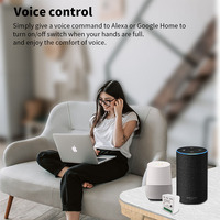 Interrupteur intelligent Wi-Fi Tuya 10A/16A pour la domotique, mini-interrupteur intelligent ON/OFF, prise en charge du contrôle bidirectionnel, interrupteur Wi-Fi DIY