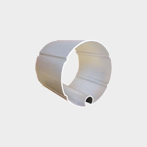 Rodillo Ciego Componentes 40mm Tubo De Aluminio