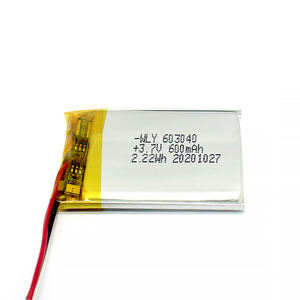 מכירה לוהטת קטן lipo סוללה 603040 ליתיום פולימר 063040 600mah <span class=keywords><strong>3.7v</strong></span> ליתיום יון סוללה עבור מכשירים קטנים - Product Image 4