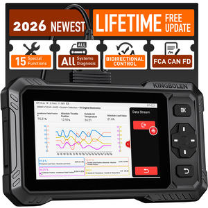 KINGBOLEN S6 ELITE, Escáner de Diagnóstico para Automóviles de 12V, OBD2, Sistema Completo, Pantalla LCD con Datos en Tiempo Real, Herramienta Automotriz Universal - Product Image 1