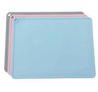 Napperon en silicone pour bébé de qualité alimentaire, antidérapant et imperméable, sans BPA