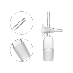 อุปกรณ์ควบคุมการไหลของแก้วในห้องปฏิบัติการพร้อมวาล์ว PTFE สำหรับชิ้นส่วนเครื่องมือ - Product Image 5