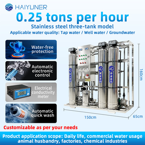 Máquina de Ósmosis Inversa Comercial de 250 LPH con Membrana RO 4040 para Estación de <span class=keywords><strong>Agua</strong></span> - Product Image 2