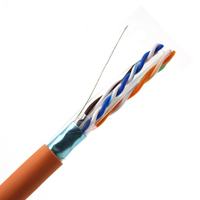 Cable Ethernet FTP Blindado Cat6 Premium de 305m, 1000Mbps, Cables de Comunicación LAN Gigabit para Exteriores