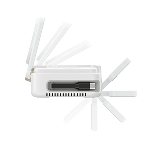 Station de <span class=keywords><strong>charge</strong></span> magnétique sans fil pliable à moule privé, alimentation d'usine, sortie 15W/65W, port Type-C, câble rétractable intégré, PD - Product Image 3