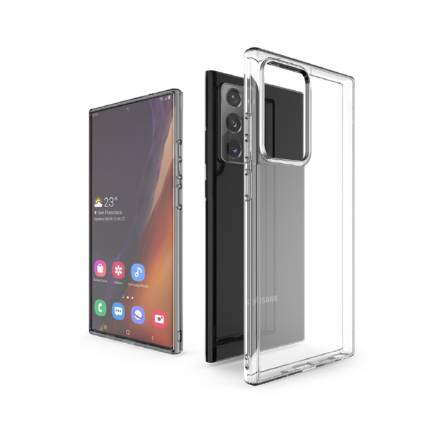 [pluslook] Jellhard Luxury Slim Shockproof TPU+PU Mobile Phone Case for for with Hard PC Back Plate