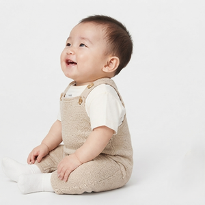 Conjunto de dos piezas para bebé niño, camiseta de algodón y overol de punto, ropa infantil suave, transpirable y casual. - Product Image 4