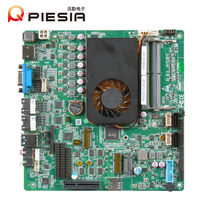 Piesia Precio bajo 12th Gen Alder Lake i5 ITX BOARD 2 * SATA DDR5 VGA i5-12450h X86 Linux Computadora industrial Mini ITX Placa base