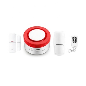 Saikiot tuya wifi không dây cảm biến cửa <span class=keywords><strong>PIR</strong></span> phát hiện chuyển động điều khiển từ xa nhà thông minh an ninh còi báo động Hệ thống Kit - Product Image 2