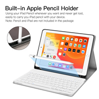 Keyboard Pintar Nirkabel Grosir Pabrik dengan Lampu Latar RGB 7 Warna untuk Samsung Galaxy Tab A8 Casing Keyboard dengan Penyangga Multi Sudut