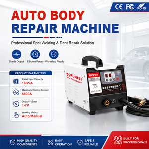 FUNISI 90E 220V Machine de soudage par points électrique pour la réparation de carrosseries de voitures, kit d'outils de débosselage et de redressement de bosses pour garages automobiles - Product Image 2