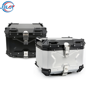卸売25L 36L 45L 55L 65L <span class=keywords><strong>80L</strong></span> 100L防水収納荷物テールトランクユニバーサルアルミトップボックスオートバイ用 - Product Image 1