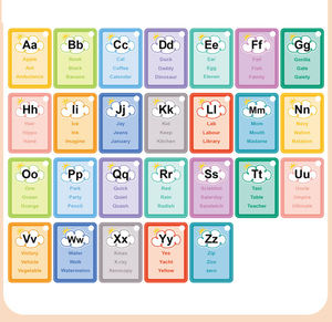Rompecabezas Educativo para Niños, Tarjetas de Aprendizaje Cognitivo, 26 Letras Inglesas, Tarjetas de Aprendizaje de <span class=keywords><strong>Palabras</strong></span>, Juguetes de Pintura Mágica con Agua - Product Image 6