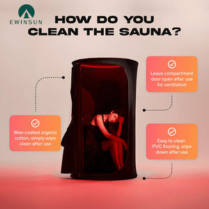 Sauna sec portable Ewinsun avec chauffage, salle de vapeur personnelle à domicile pour la désintoxication, la récupération, la perte de poids et un meilleur sommeil - Product Image 6
