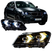 Pour BMW X3 F25 2011-2013 : Ensemble de phares améliorés avec projecteur LED style flèche, feux de jour et clignotants - OLIVER Chine Twelve