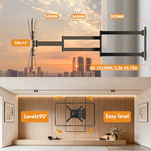 Nuevo Soporte de TV de Pared de Larga Distancia 2026 para Pantallas LED de 17-65 Pulgadas, Soporte Giratorio Inclinable de Movimiento Completo, Soporte de TV OEM ODM - Product Image 3