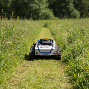 جرافة Yeoman YM550T متعددة الوظائف للمنحدرات الشديدة، جزازة عشب هجينة يتم التحكم بها عن بعد، مجرفة ثلج تعمل بالتحكم عن بعد، جرافة بلدوزر - Product Image 2