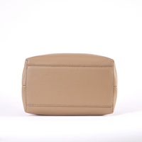 Sac à main seau en cuir véritable de haute qualité, grande capacité, imperméable, pour femme, avec bandoulière simple et chaîne décorative, tendance