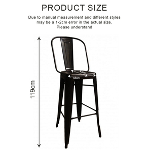 Chaise haute <span class=keywords><strong>de</strong></span> restaurant avec finition moderne brillante blanche, bords arrondis, tabouret <span class=keywords><strong>de</strong></span> <span class=keywords><strong>bar</strong></span> poli et sécurisé - Product Image 2