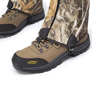 Calentadores de Piernas CAMEL SPORTS, Camuflaje Marrón Lobo, Nailon, Protección para Exteriores, Unisex para Adultos, Protectores de Piernas para Caza - Product Image 1